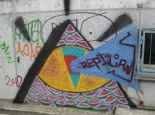 REPTILIANS graffiti streetart zurich switzerland
