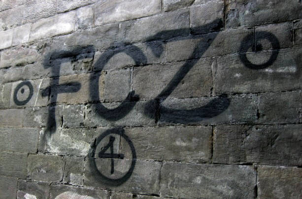 FCZ K4 graffiti central platz zürich. oktober 2009