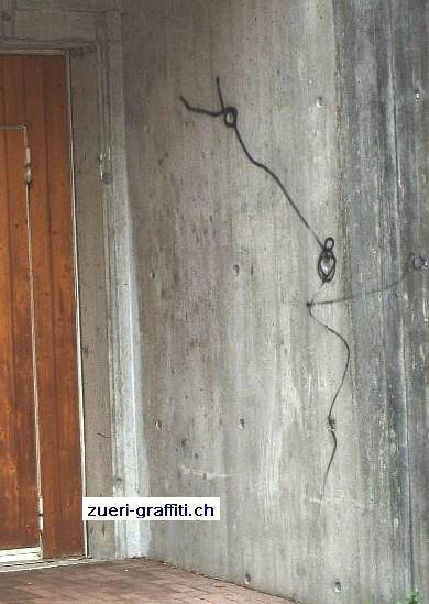 original graffiti von harald nägeli dem sprayer von zürich.