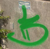 DOPE graffiti tag