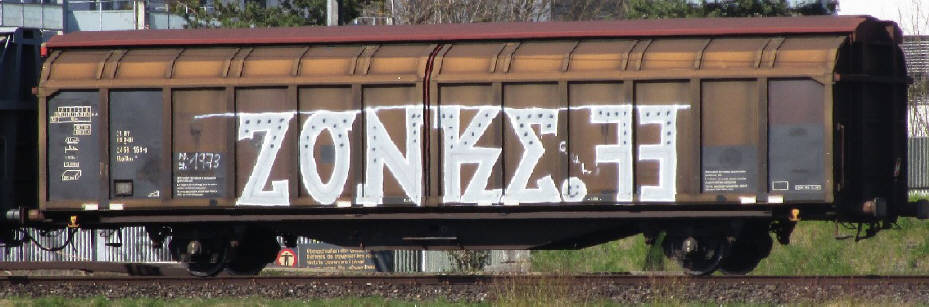 ZONKE 33 SBB güterwagen graffiti zürich