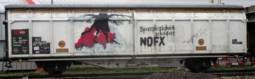 nofx sbb güterwagen graffiti spasslosigkeit schadet