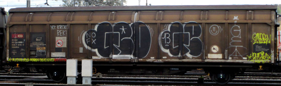 GEO SBB-güterwagen graffiti