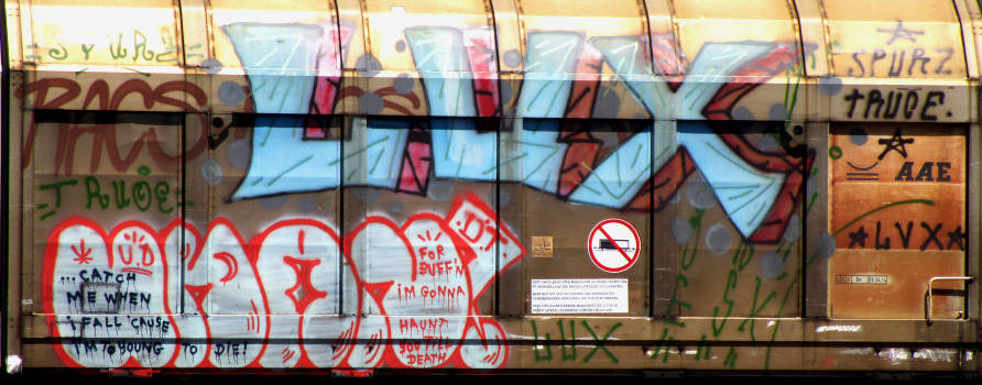 LUX graffiti SBB güterwagen zürich