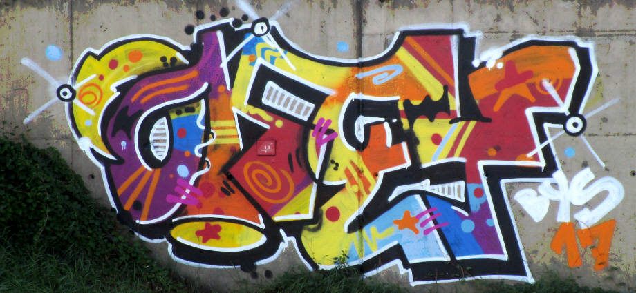 OKEY graffiti BYS crew zuerich