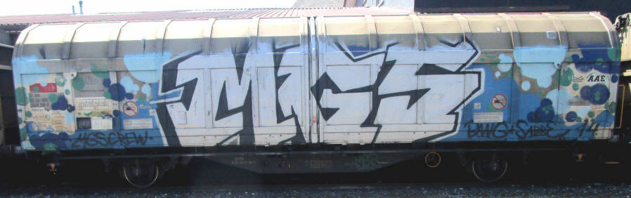 MGS SBB-güterwagen graffiti zürich