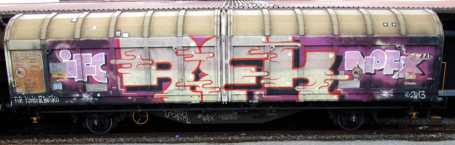 REKSBB-güterwagen graffiti zürich