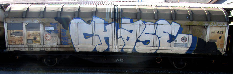 CHASE graffiti SBB-güterwagen freight train graffiti zuerich switzerland