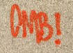 OMB graffiti tag