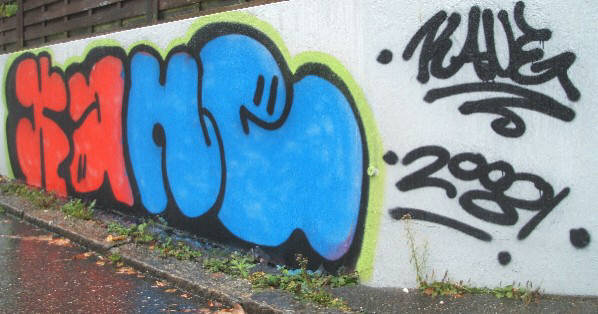 KANE graffiti zürch 16.10.2008. fuck the police