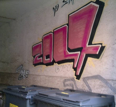 original 2047er graffiti anwandstrasse zürich-aussersihl kreis 4