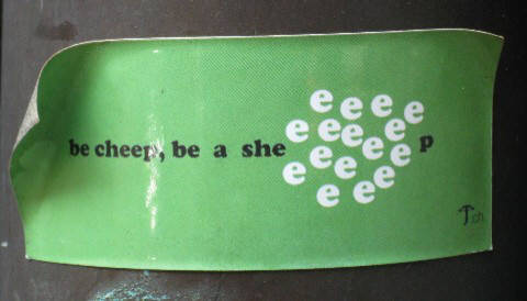 be cheep, be a sheep