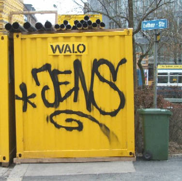 JENS graffiti tag st.jakobstrasse zürich 4