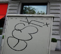 ECSK graffiti tag zürich