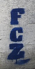 FCZ Schablonen-Graffiti FC Zürich