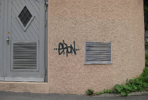 ERON graffiti tag zürich