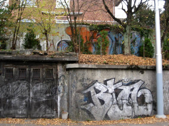 Bergstrasse Zürich BTA graffiti zürich