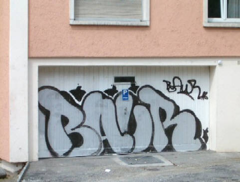 BAUR graffiti zürich