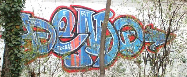 DENDO graffiti bergstrasse zürich