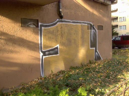 Das wohl grösste Einzer Graffiti in Zürich. Schimmelstrasse bei Bahnhof Wiedikon 