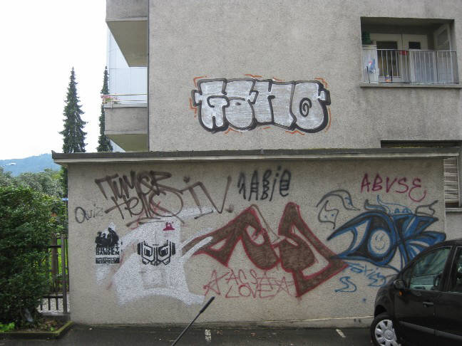 ONE ABIE graffiti tag zürich