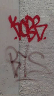 KCBR graffiti tag BYS graffiti tag zürich