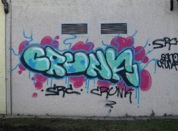 CRUNK graffiti zürich SRC graffiti tag zürich