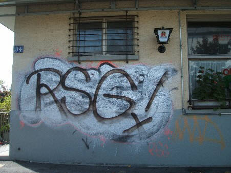 RSG graffiti tag zürich