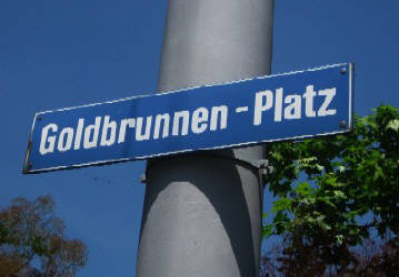 goldbrunnenplatz zürich strassentafel