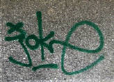 JOKE graffiti crew tag zürich