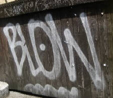 BLOW graffiti tag zürich