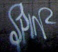 SPIN graffiti crew tag zürich