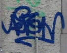 AERON graffiti crew tag zürich