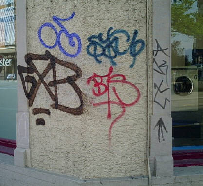 GXB graffiti crew zürich tag