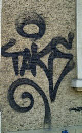 TAKE graffiti tag zürich