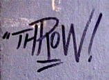 THROW graffiti tag zürich