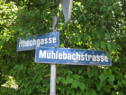 Ecke Höschgasse Mühlebachstrasse Zürich Seefeld