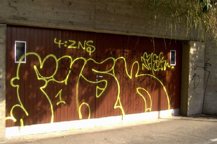 FASK graffiti garage zürich