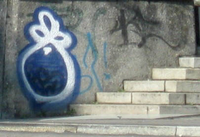 SAC graffiti zürich klusplatz juli 2009
