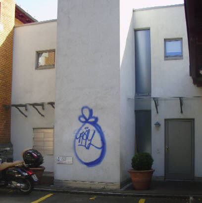 SAC graffiti witikonerstrasse zürich hirslanden juli 2009