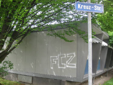 FCZ FC Zürich graffiti tag Kreuzstrasse Zürich