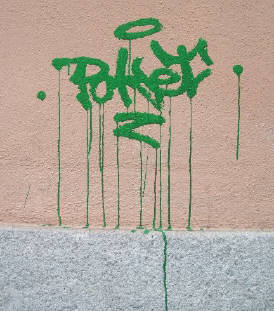 Fetter Poket Graffiti Tag Lagerstrasse Zürich