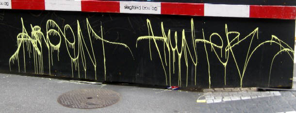 ARGENT HUNTER graffiti tags zürich