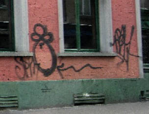 langstrasse zürich SAK graffiti SPIN graffiti tag