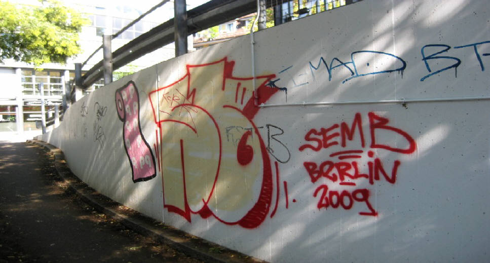 SEMB graffiti Berlin grüsst Zürich 2009