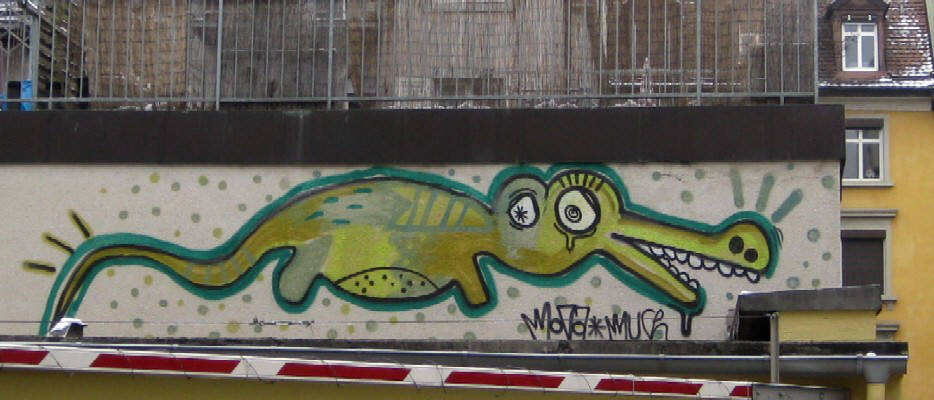 MOVA MUSH GRAFFITI krokodil langstrasse zürich-west kreis 5 januar 2010