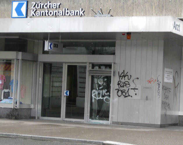 Zürcher Kantonalbank ZKB Langstrasse Zürich Aussersihl Filiale Kreis 4