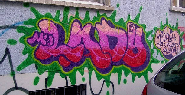 MY LADY graffiti zürich-hottingen gemhot