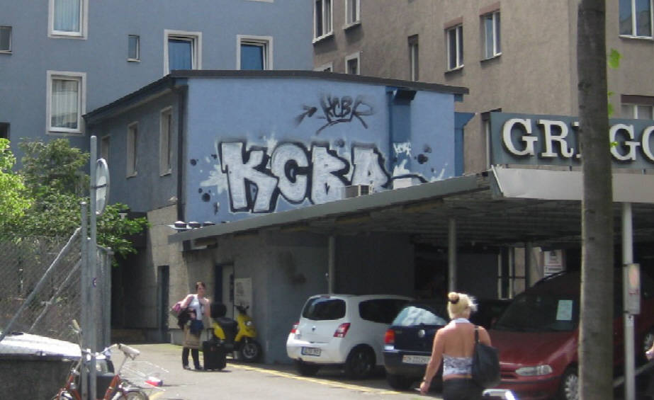 KCBR graffiti zurich all cops are bastards