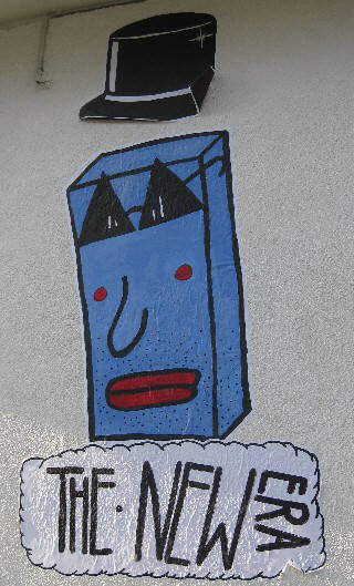 THE NEW ERA IS HERE STREET ART PASTE-UPS IN ZURICH SWITZERLAND